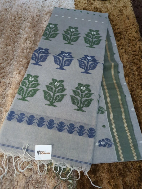 Pure Bengal Cotton  - Gray