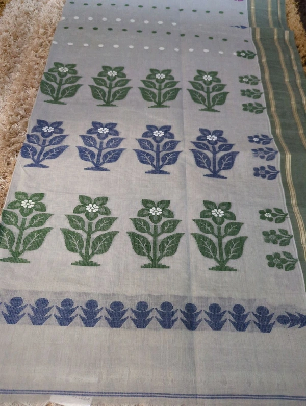 Pure Bengal Cotton  - Gray