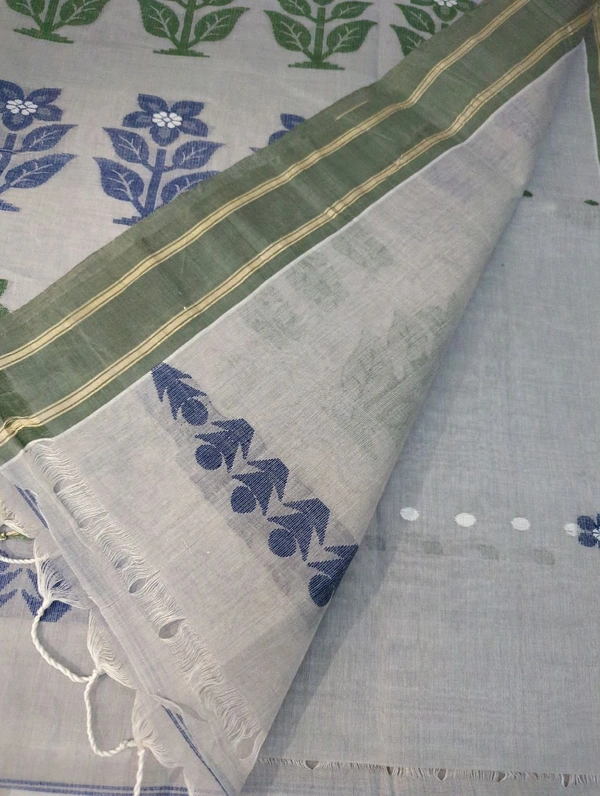 Pure Bengal Cotton  - Gray
