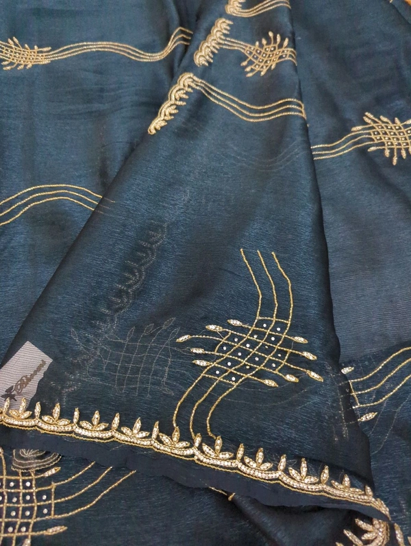 Designer Hand Work Saree - Cyprus