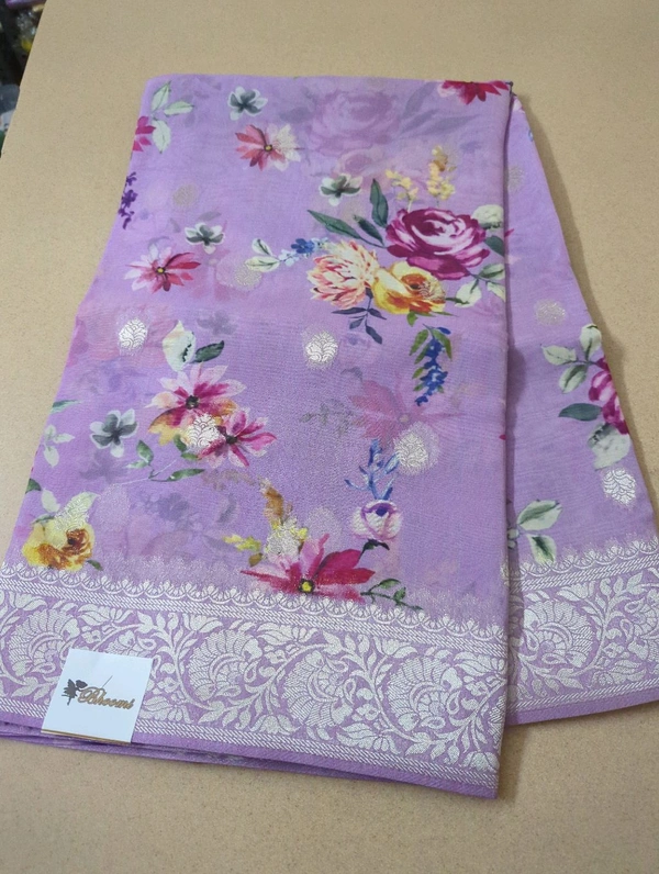 Pure Georgette Organza - Jungle Mist