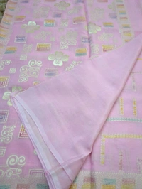 Pure Chinnon Weaving  - Pink Laceb1