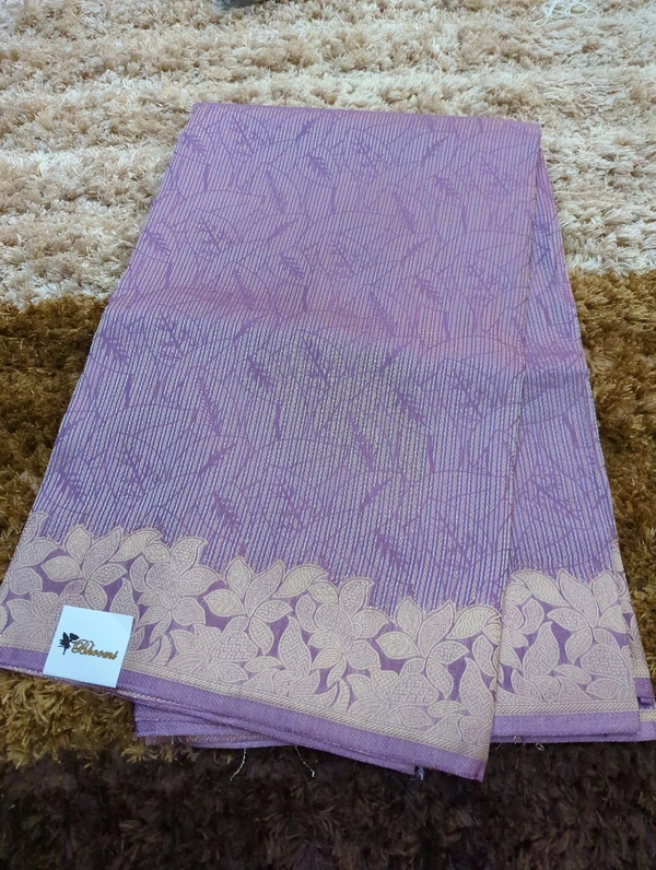 Pure Georgette Mushru  - Mauve