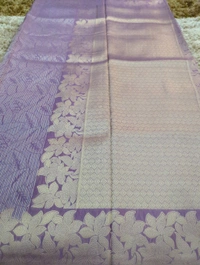 Pure Georgette Mushru  - Mauve