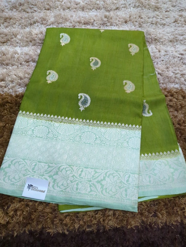 Tusser Mango Designer - green