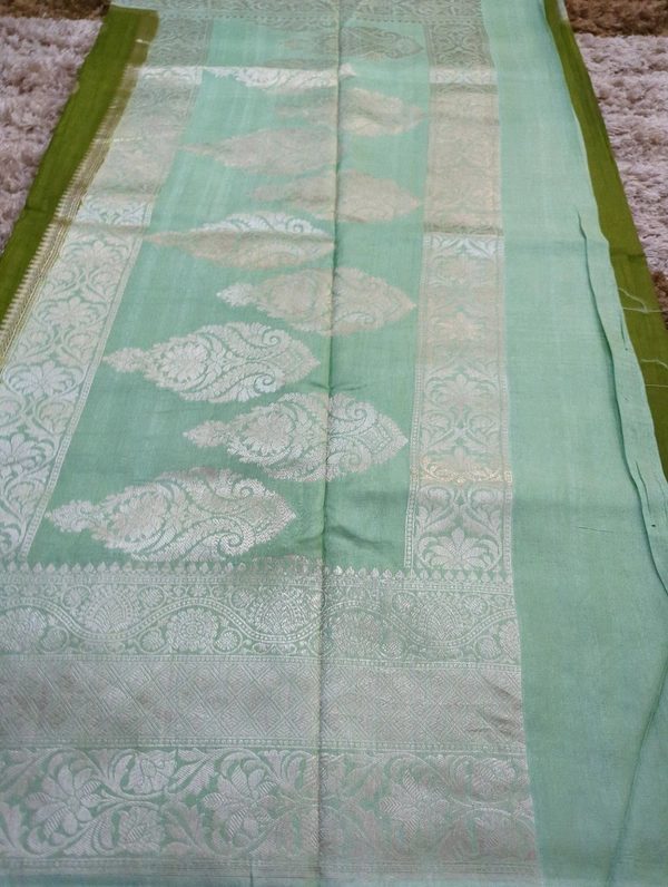 Tusser Mango Designer - green
