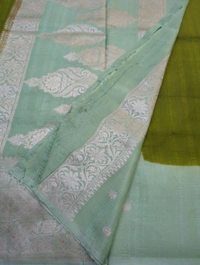 Tusser Mango Designer - green