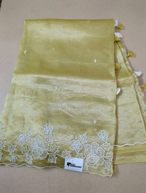 Pure Handloom Tissue Designer  - Picasso