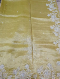 Pure Handloom Tissue Designer  - Picasso