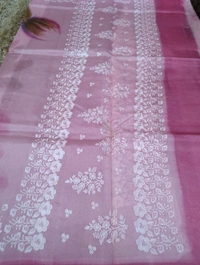 Pure Tusser Mango  - Pink