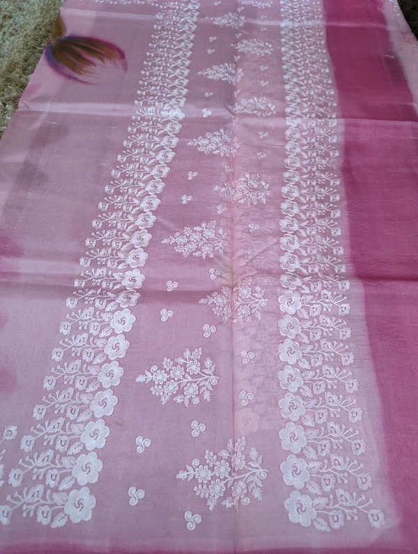 Pure Tusser Mango  - Pink