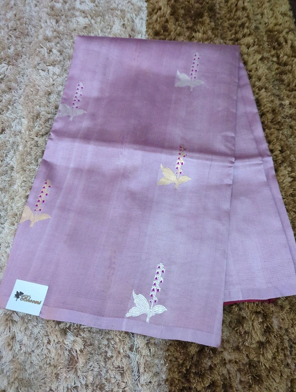 Pure Handloom Raw Mango  - Thistle