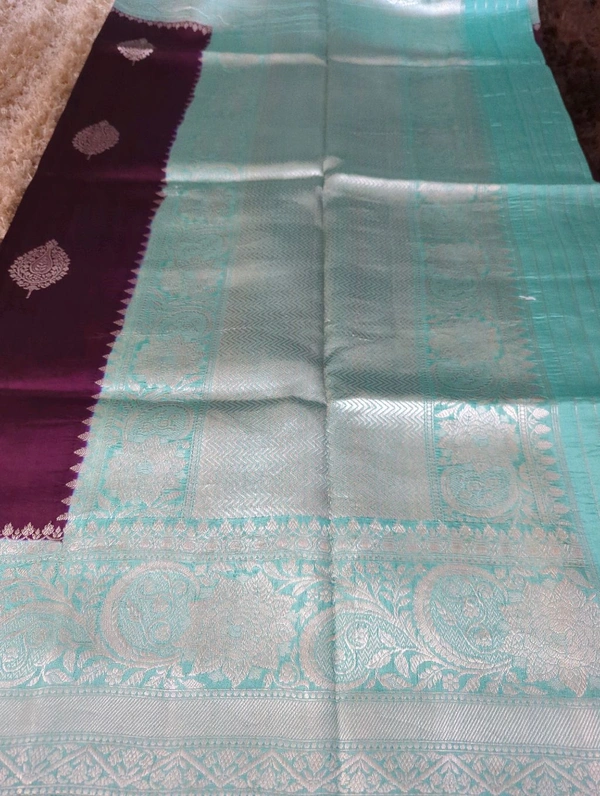 Pure Handloom Raw Mango  - Mardi Gras