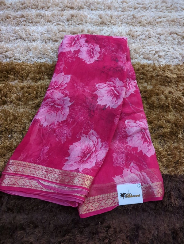 Pure Chiffon Weaving  - pink 1
