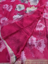 Pure Chiffon Weaving  - pink 1