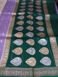 Pure Handloom Organza  - Wisteria