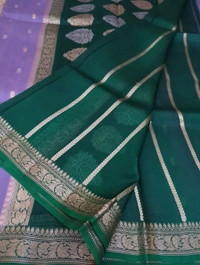Pure Handloom Organza  - Wisteria