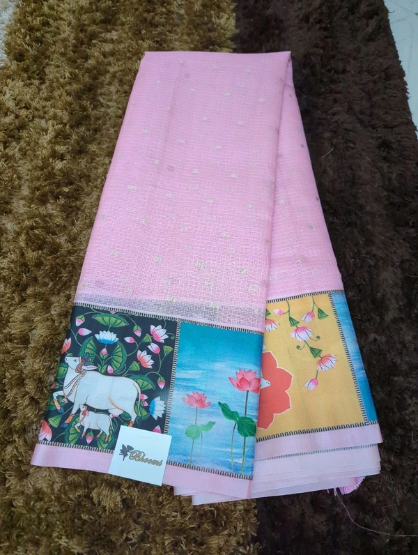 Silk Kota Digital  - Pink Lace