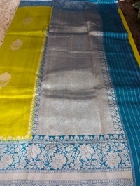 Pure Handloom Raw Mango  - Corn