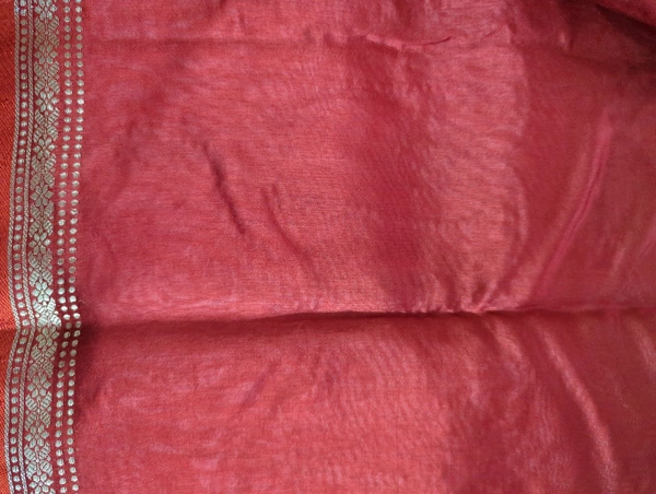 Pure Mango Tusser  - Red