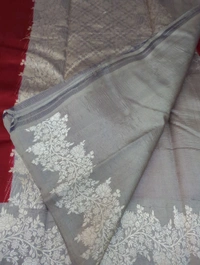 Pure Handloom Raw Mango  - Maroon