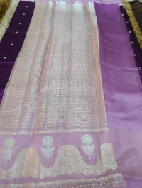Pure Raw Mango Pattu  - purple