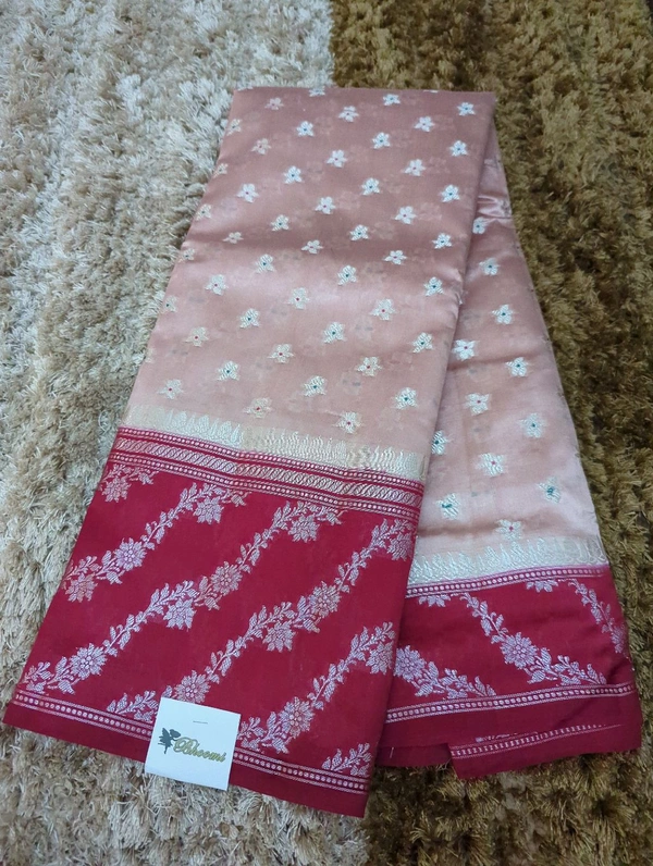 Pure Raw Mango Pattu  - Red