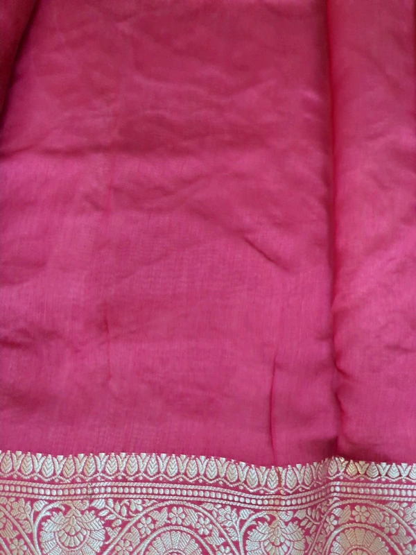 Pure Mango Tusser  - pink
