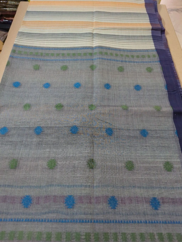 Pure Bengal Cotton  - Gray