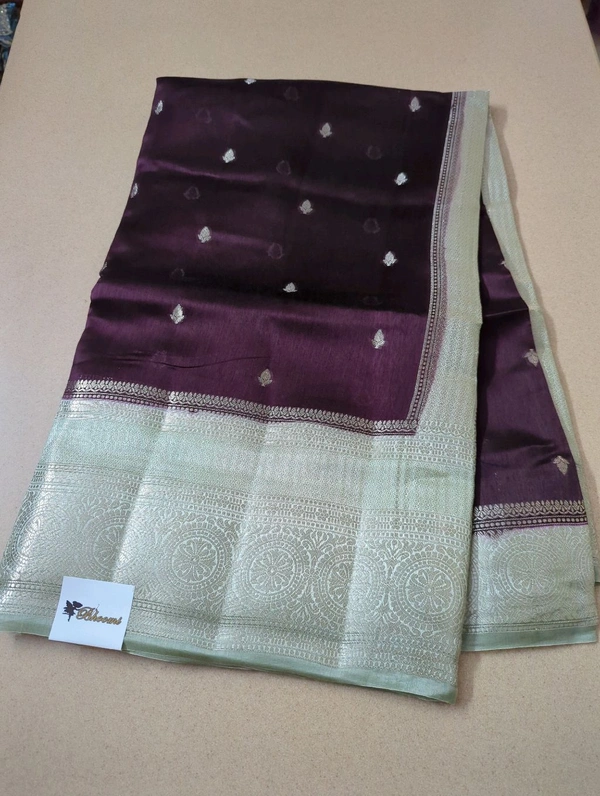 Tusser Mango Saree - Tasman