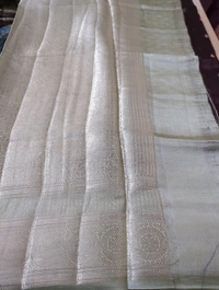 Tusser Mango Saree - Tasman
