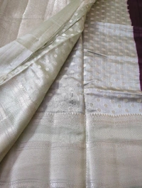 Tusser Mango Saree - Tasman