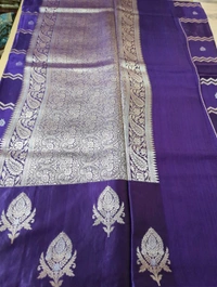 Mushru With Paithani Border  - Seance