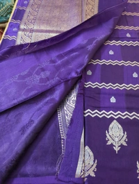 Mushru With Paithani Border  - Seance