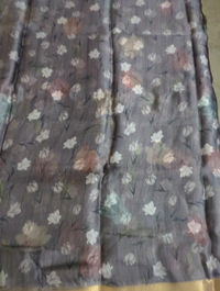 Organza Weaving Digital - Gray 2