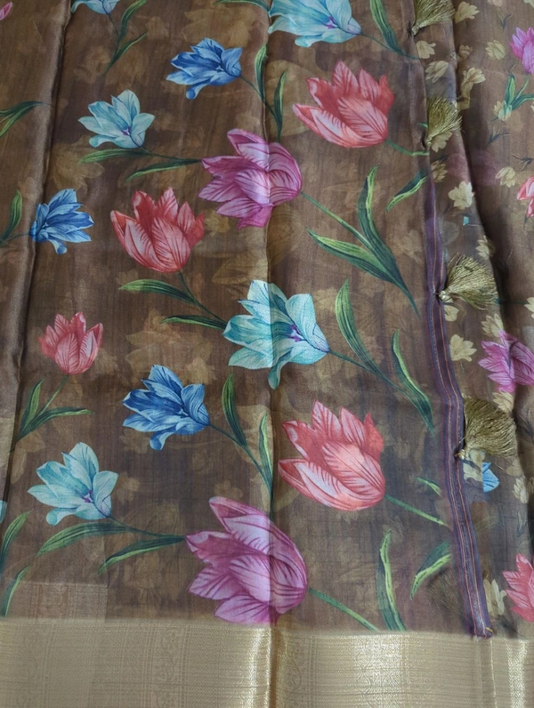 Organza Weaving Digital - Bourbon 3
