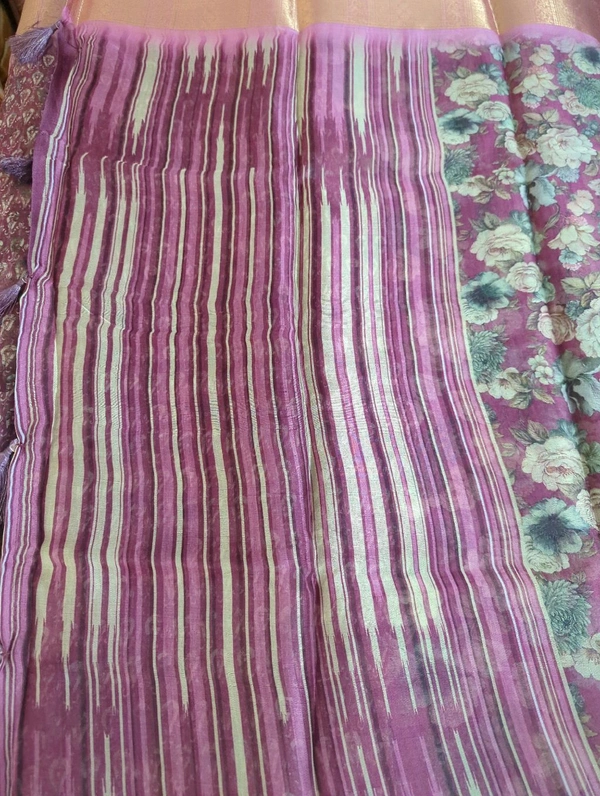 Organza Weaving Digital - Violet Eggplant 10