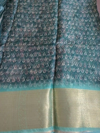 Organza Weaving Digital - Eastern Blue 11