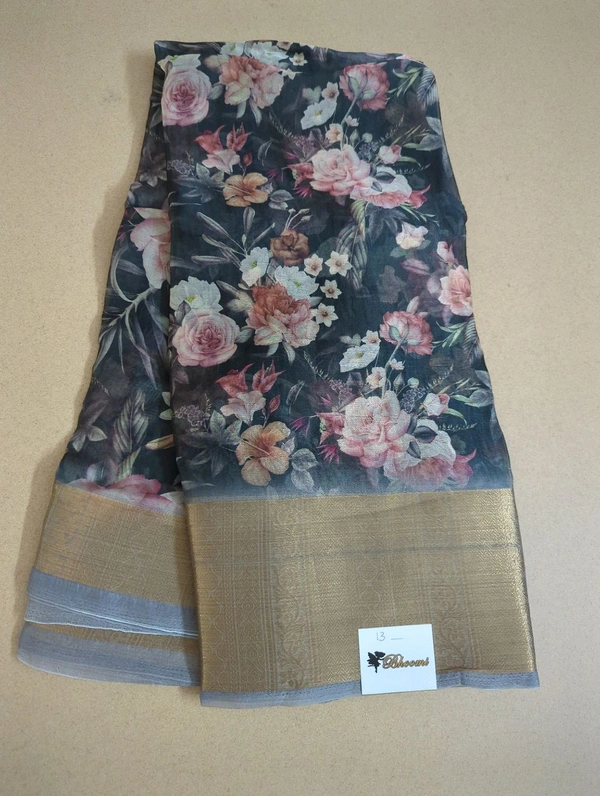 Organza Weaving Digital - Dove Gray 13