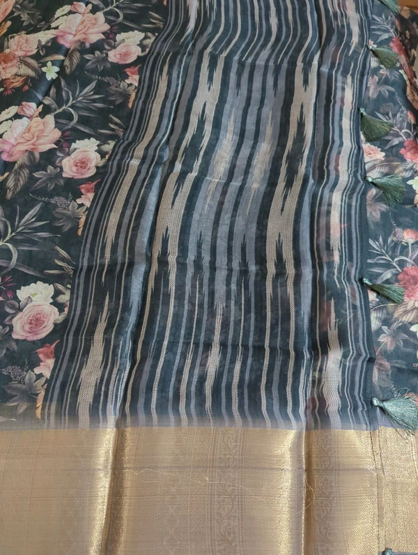 Organza Weaving Digital - Dove Gray 13