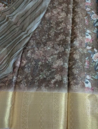 Organza Weaving Digital - Raw Sienna 15