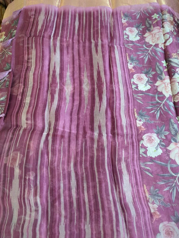 Organza Weaving Digital - Vivid Violet 16