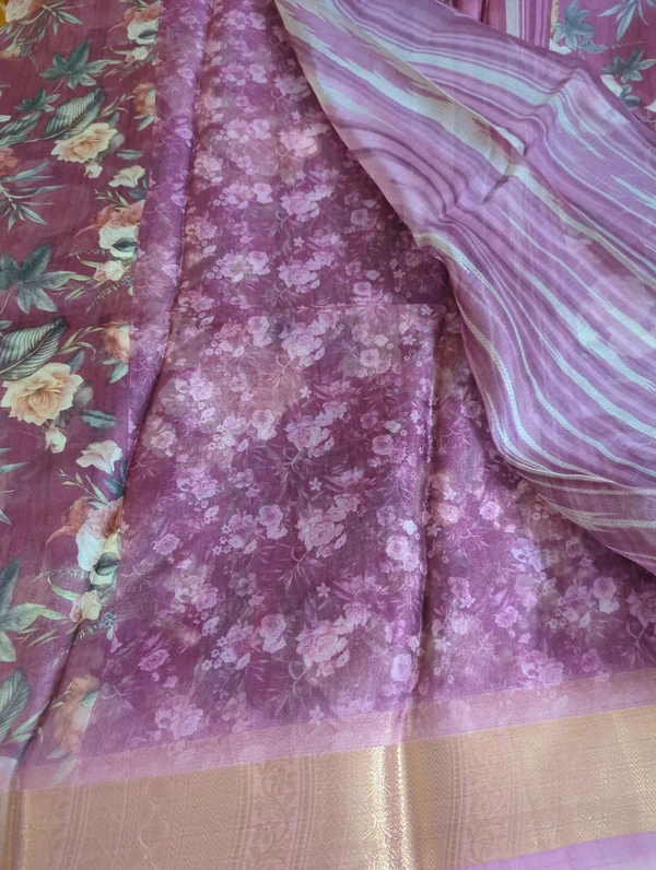 Organza Weaving Digital - Vivid Violet 16