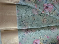Organza Weaving Digital - Mint Green 20