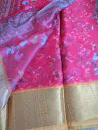 Organza Weaving Digital - Wild Watermelon 21