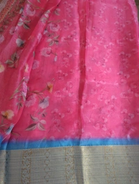 Organza Weaving Digital - Pink Flamingo 23