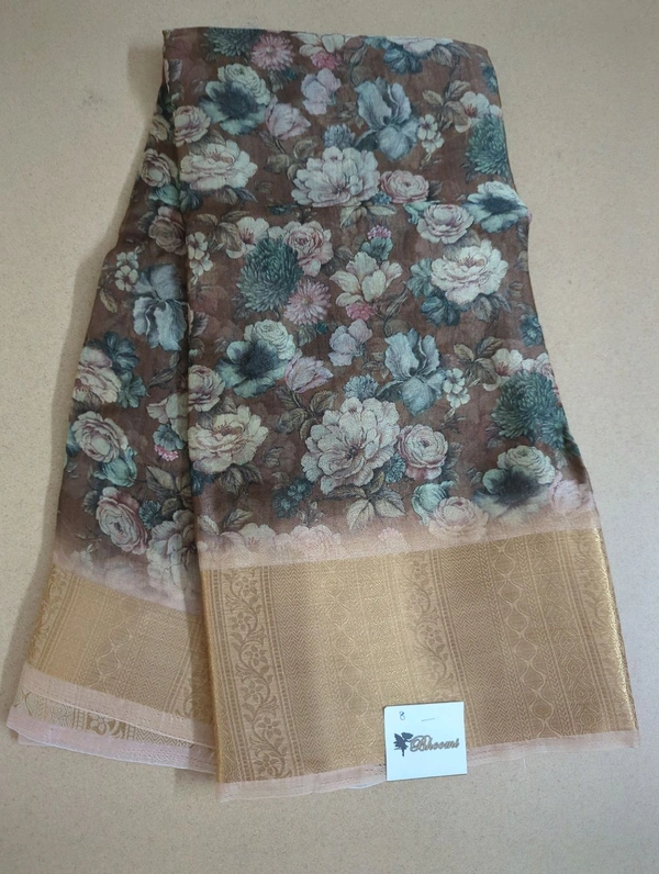 Organza Weaving Digital - Tan 8