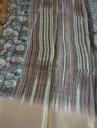 Organza Weaving Digital - Tan 8