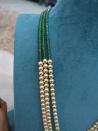 Jadua Kundan With Swarovski Mala - Vz, Blue