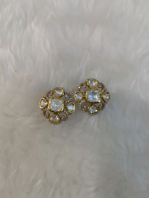 Real Mossonite Designers Studs  - Vz